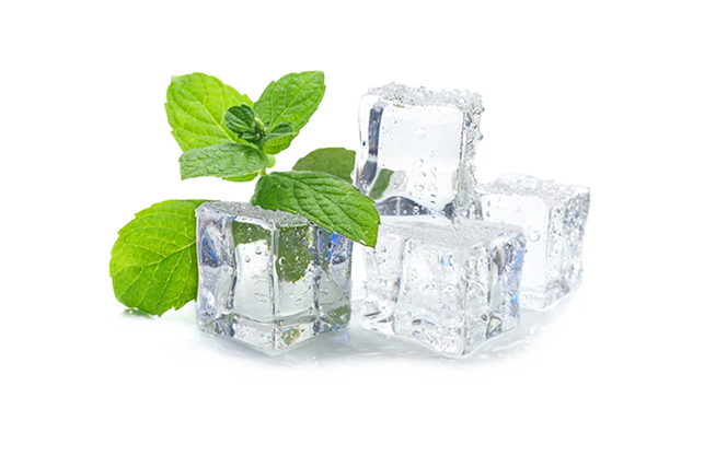 Lód - świeża zimna woda